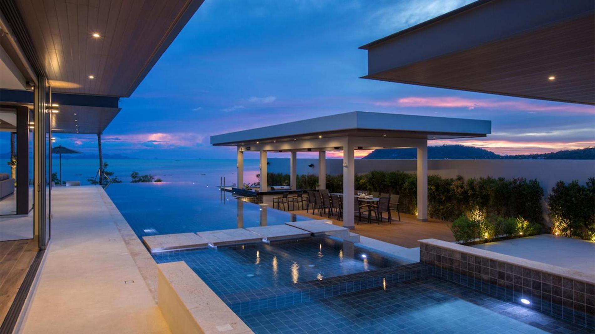 Exclusive Sea Renity A Beachfront Villa Retreat Sleeps 12 Adults And 6 Kids Laem Sor Buitenkant foto