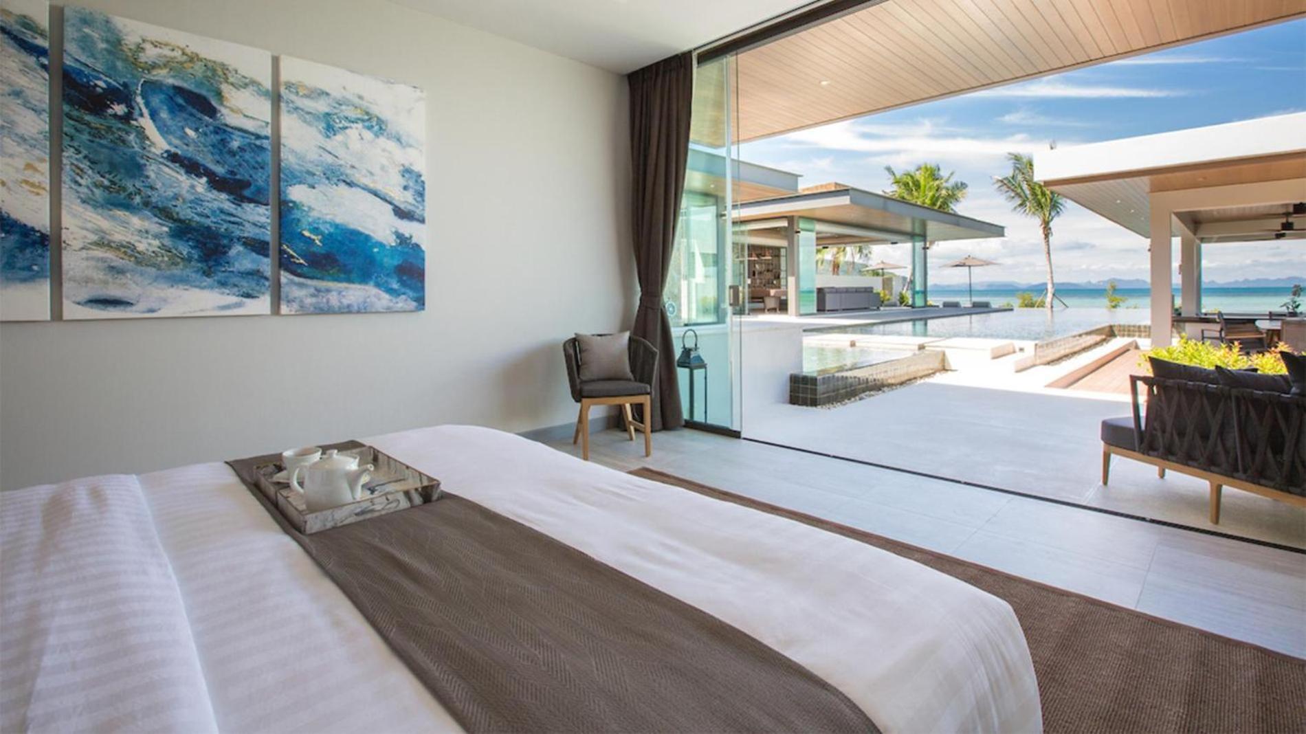 Exclusive Sea Renity A Beachfront Villa Retreat Sleeps 12 Adults And 6 Kids Laem Sor Buitenkant foto