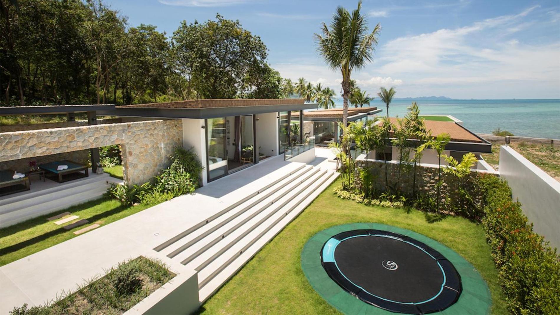 Exclusive Sea Renity A Beachfront Villa Retreat Sleeps 12 Adults And 6 Kids Laem Sor Buitenkant foto