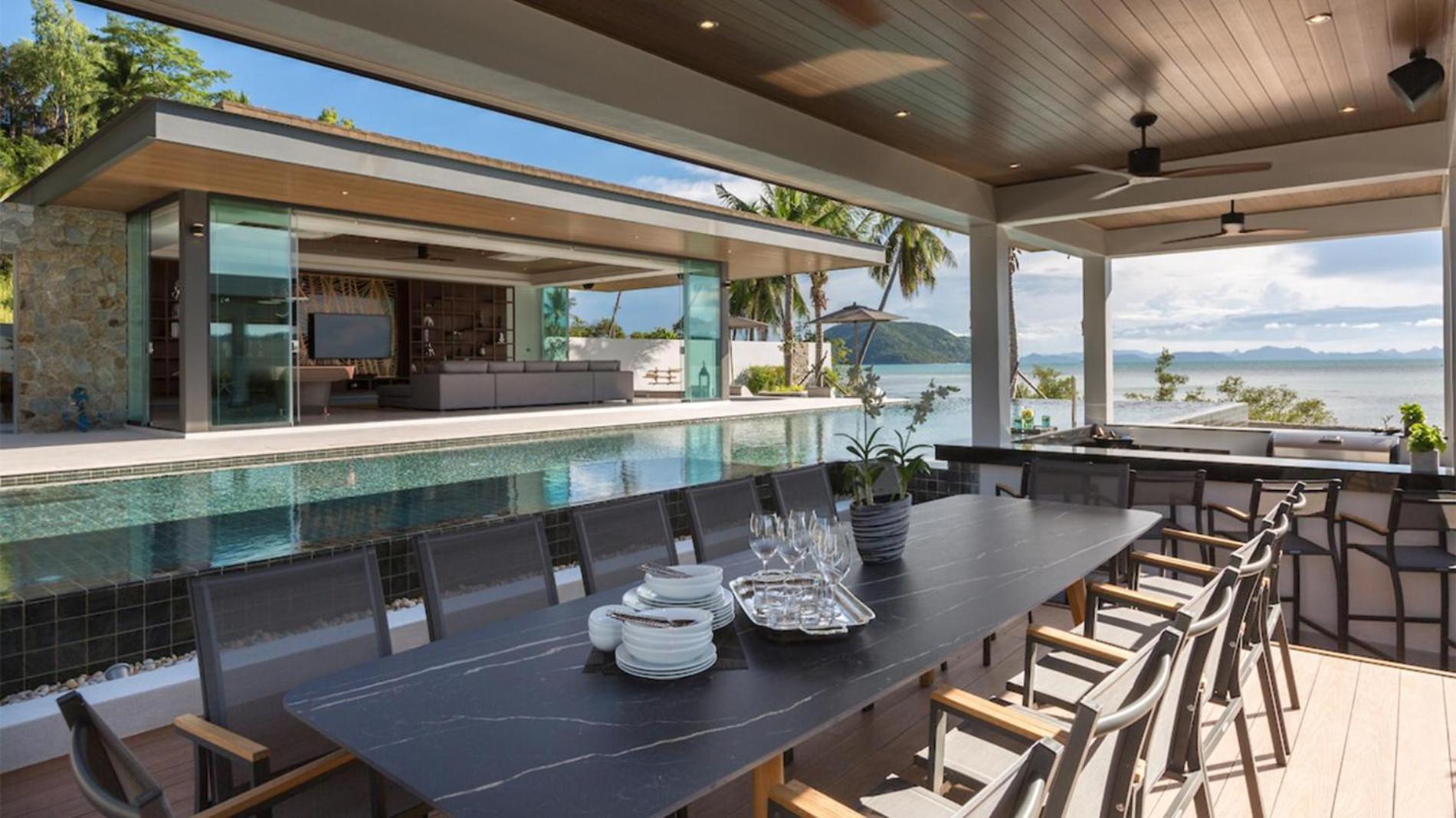Exclusive Sea Renity A Beachfront Villa Retreat Sleeps 12 Adults And 6 Kids Laem Sor Buitenkant foto
