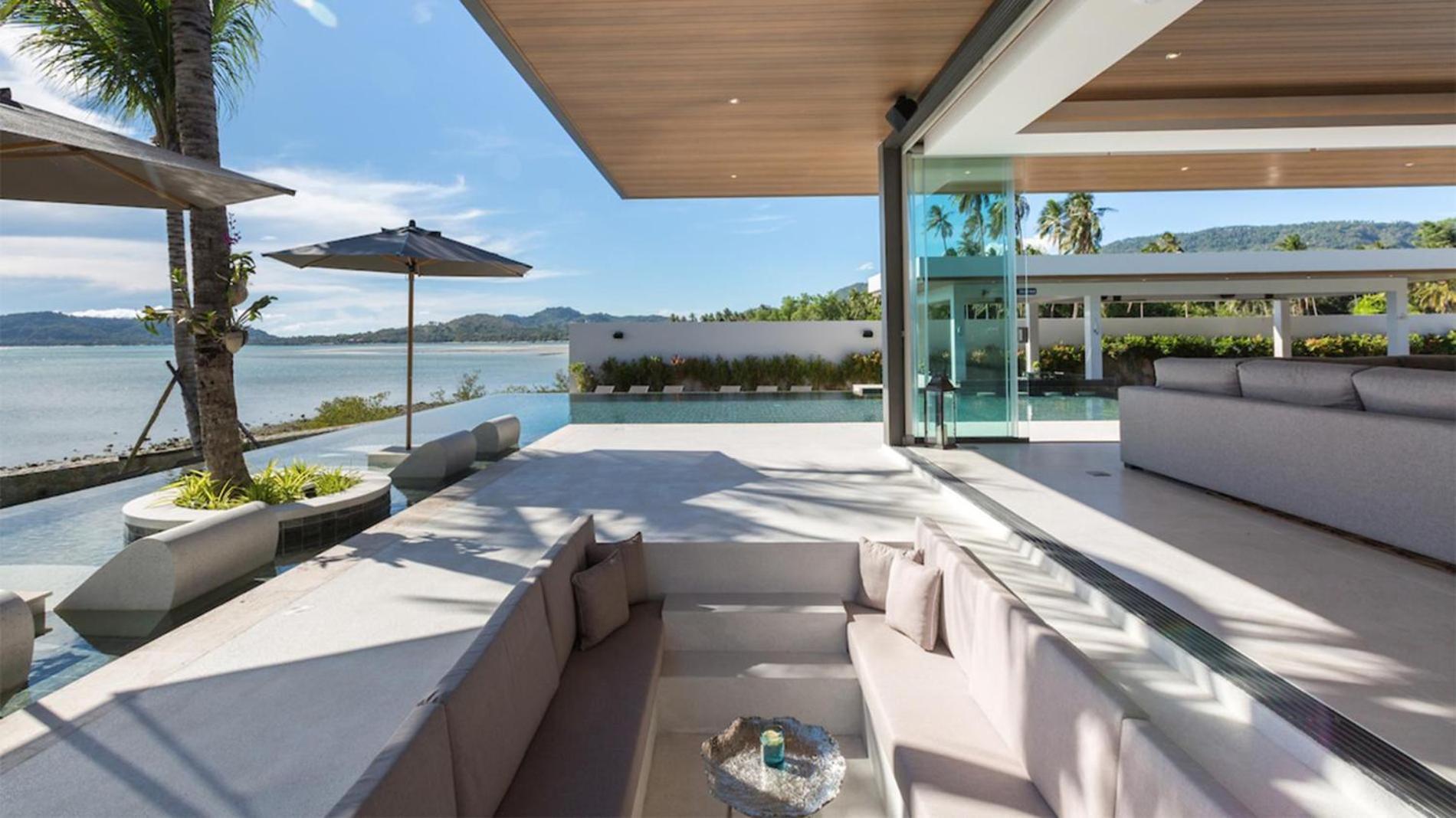 Exclusive Sea Renity A Beachfront Villa Retreat Sleeps 12 Adults And 6 Kids Laem Sor Buitenkant foto